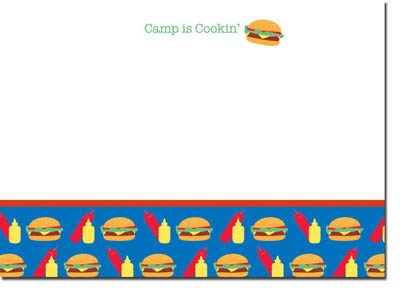 Note Cards by iDesign - Hamburgers (Camp)